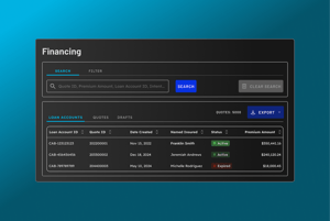 Quotes Dashboard_Landing Page